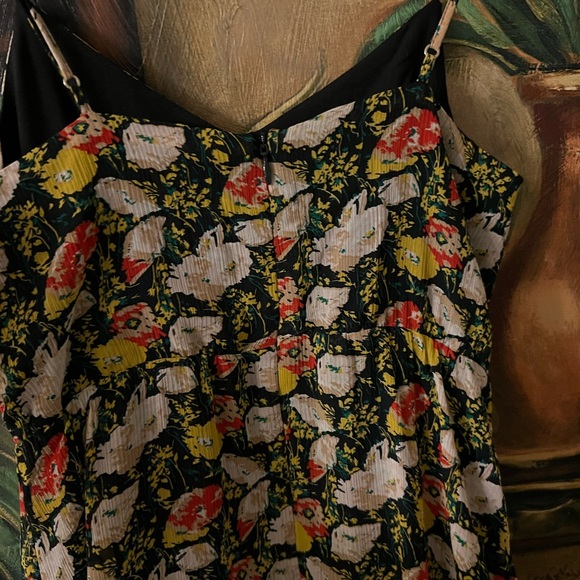 NEW J Crew Mercantile Tiered Floral Maxi Dress spaghetti straps lined 00 NWOT - Picture 11 of 13